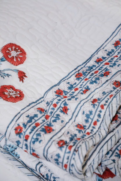 Gulmohar Bedding Set ( Bedsheet & Bedcover / Comforter )