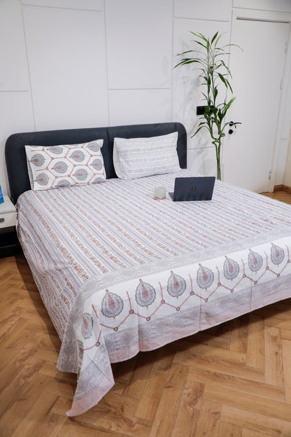 Peacock Feather Bedsheet