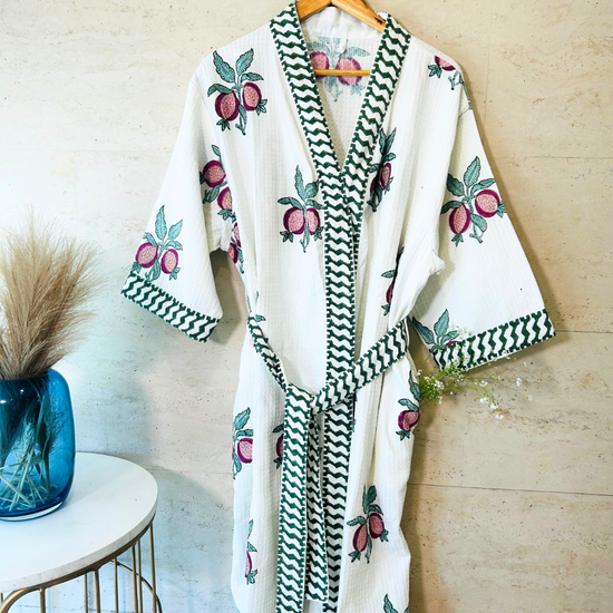 Anarbagh Waffle Bath Robe