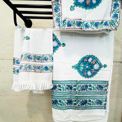 Morbagh waffle Bathing Set