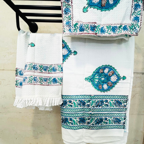 Morbagh waffle Towel set