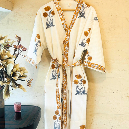 Mehak waffle Bath Robe