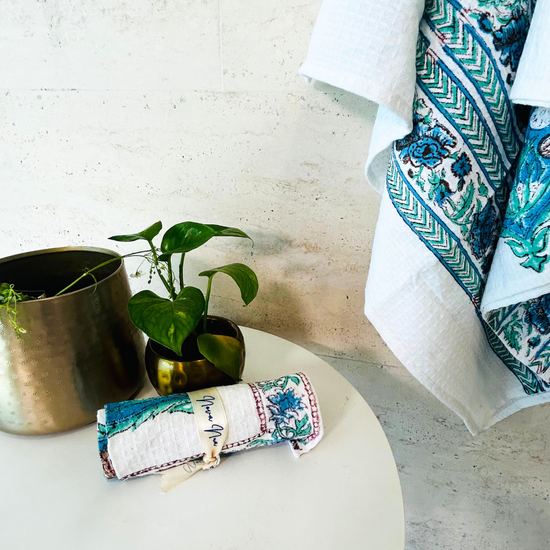 Morbagh waffle Towel set