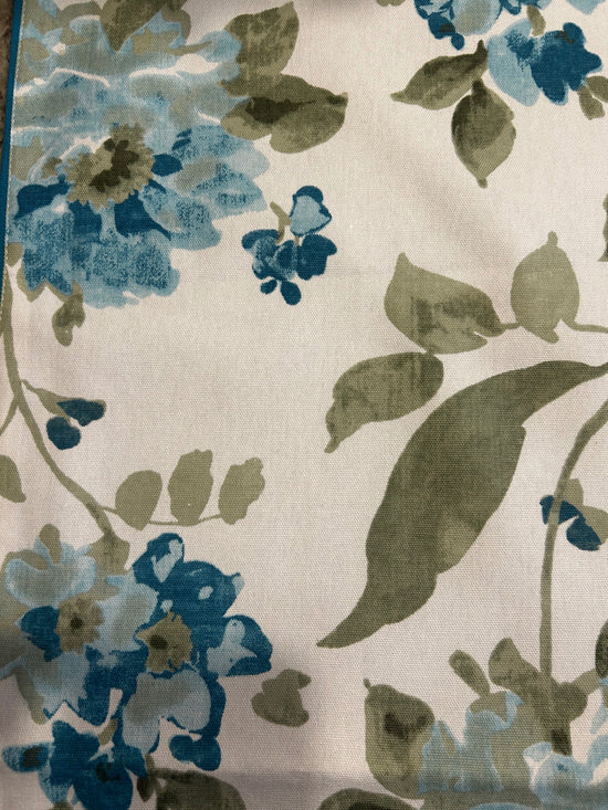Blue Floral Table Runner