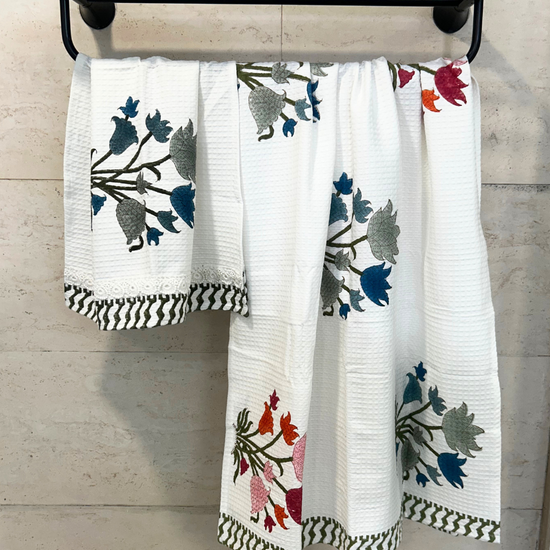 Gulshan Waffle Towel set