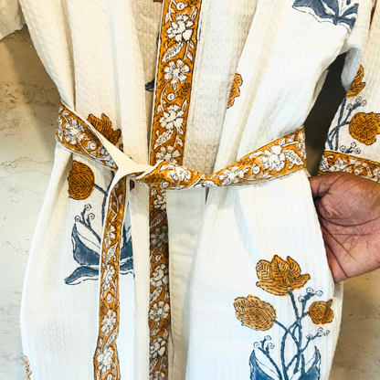 Mehak waffle Bath Robe