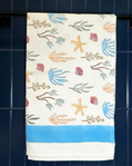 Under the Sea Waffle Cotton Kids Towel