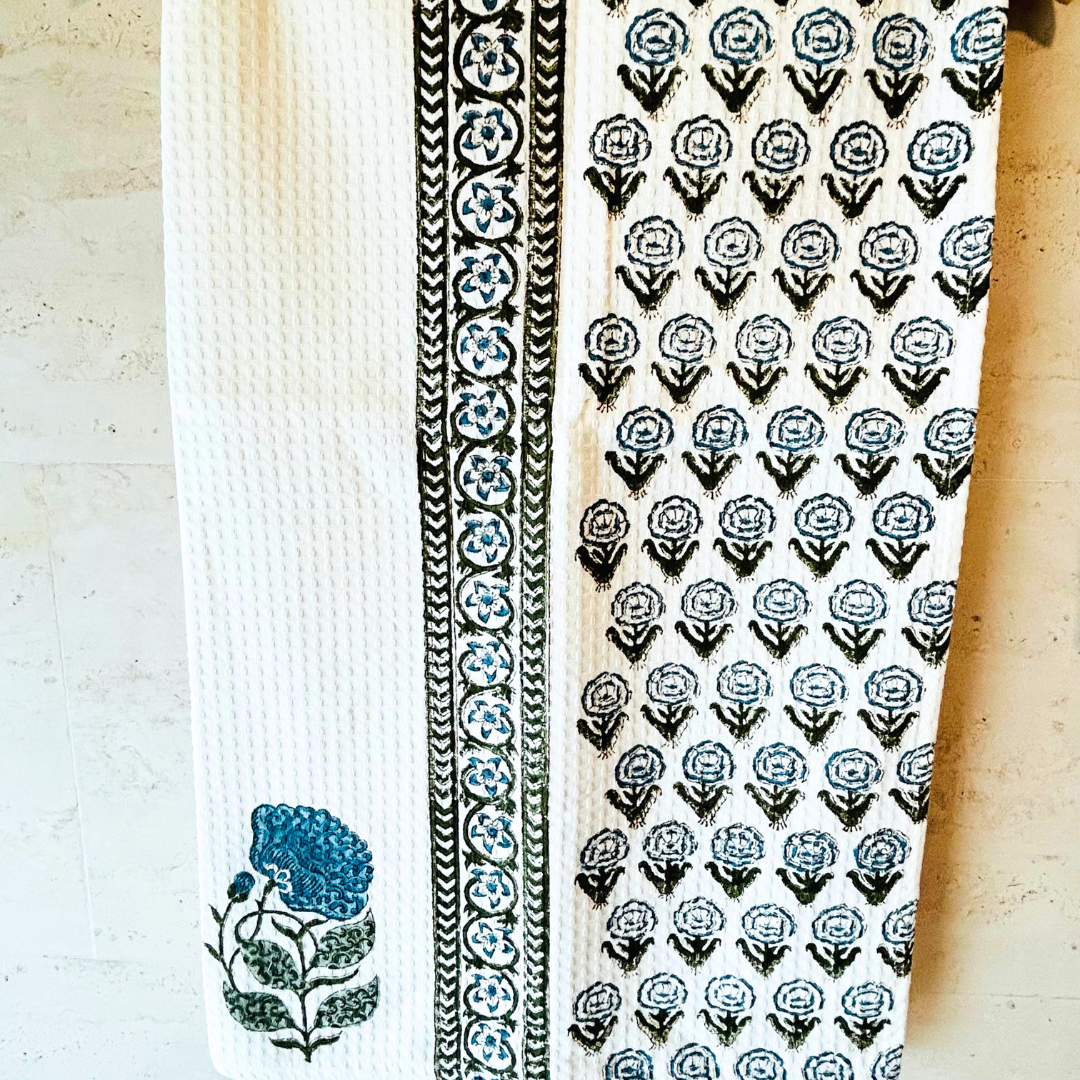 Neel Patta Waffle Towel Set