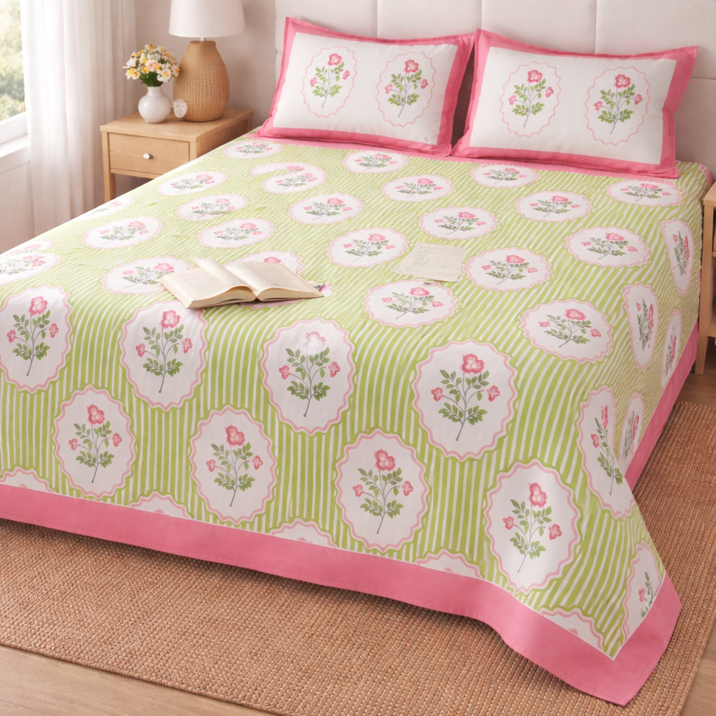 Blush Garden Bedsheet