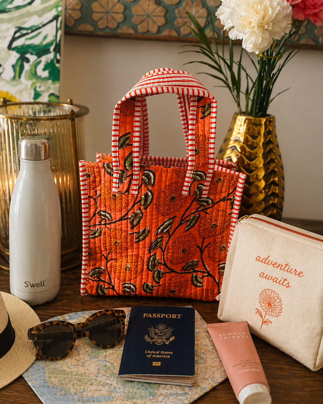 Marigold Day Small Tote Bag