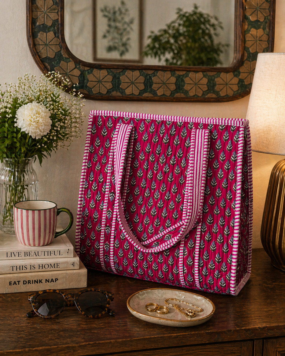 Nua Gul Tote Bag