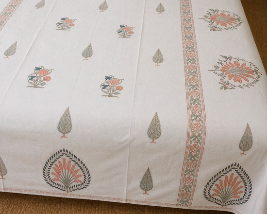 Nature Inspired Bedsheet Super king Size