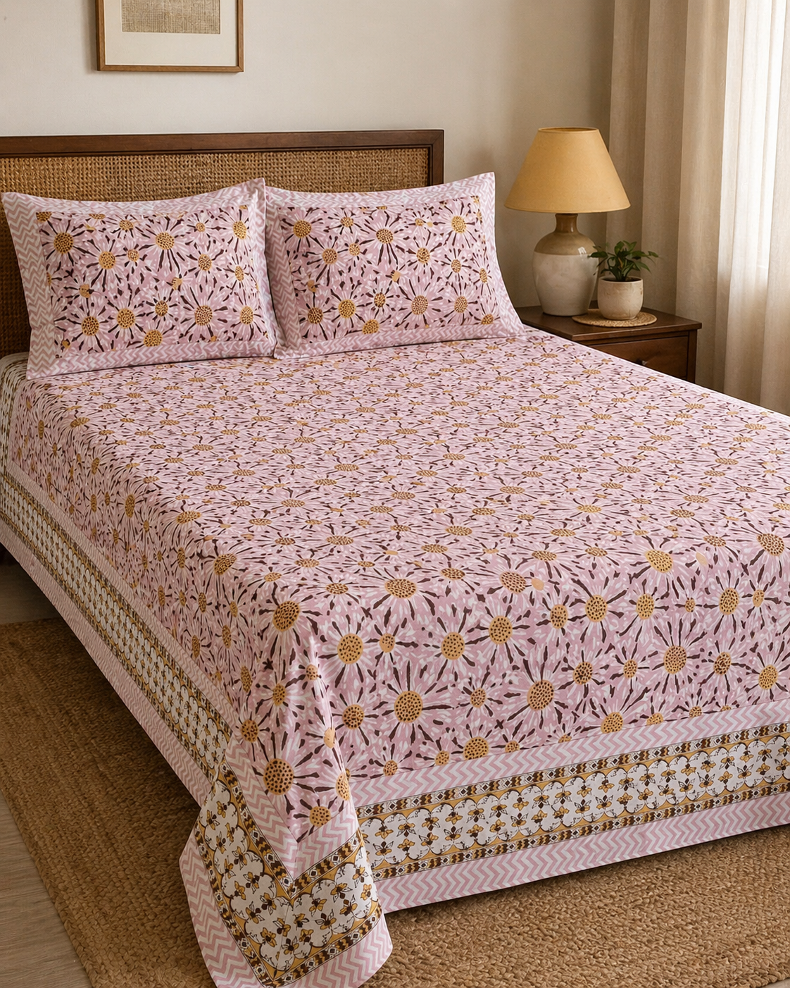 Taraansh Cotton Bedsheet / Bedcover
