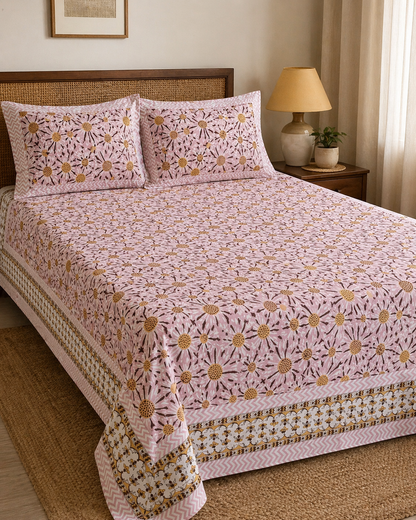 Taraansh Cotton Bedsheet / Bedcover