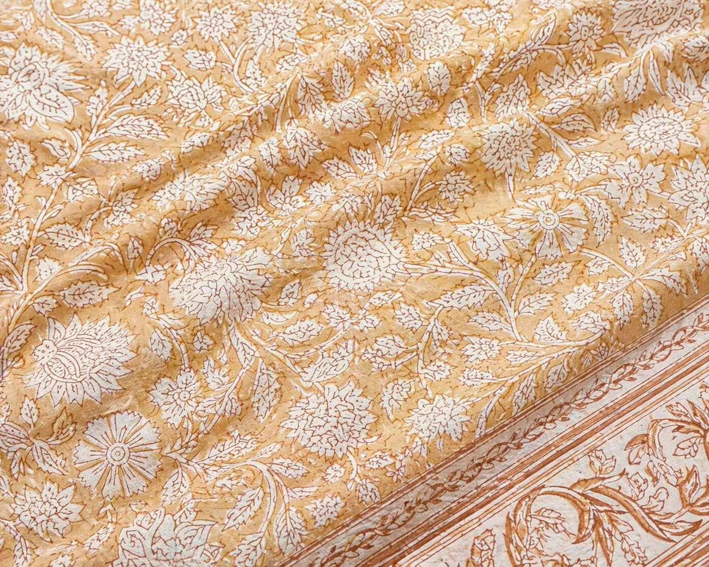 Sunflower Cotton Bedsheet / Bedcover