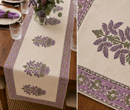 Lavender Bloom Table Runner