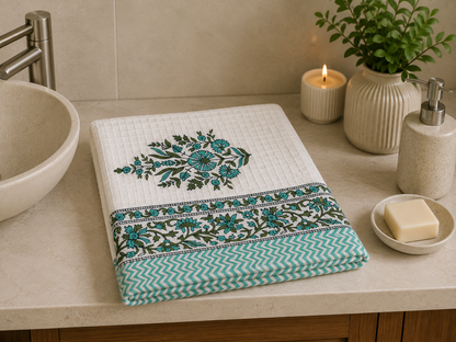 Jal Vatika Waffle Bath Towel