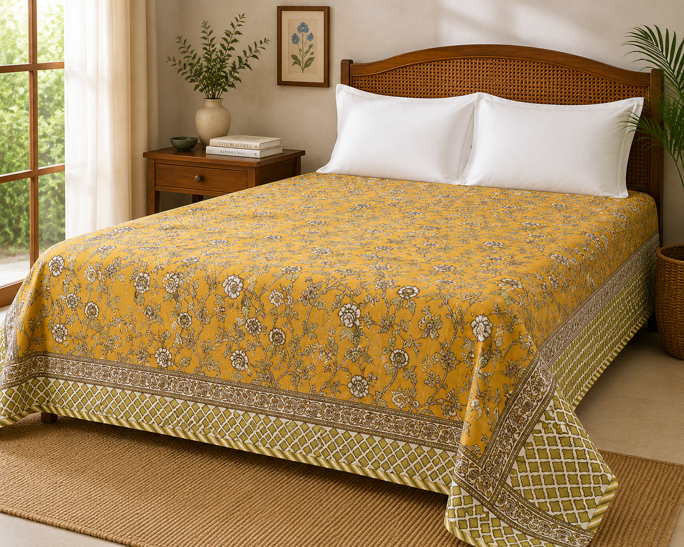 Global Meadow Jaipuri Cotton Dohar ( Double Bed)