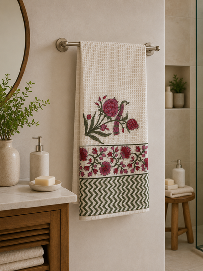 Gulnaar Waffle Bath Towel