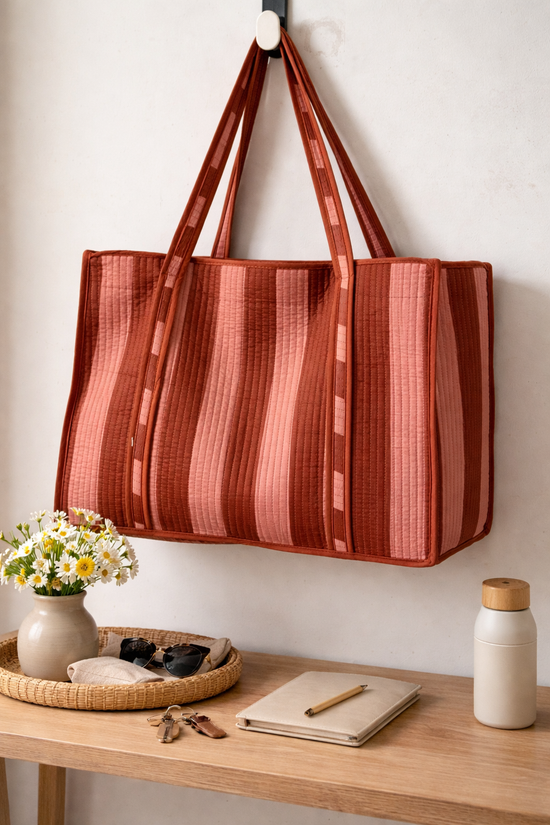 Terracotta Blush Tote Bag