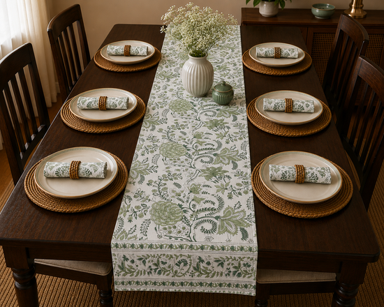 Fern & Bloom Table Runner