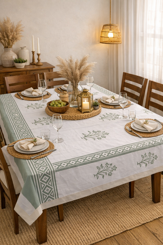 Sage Garden Table Cover