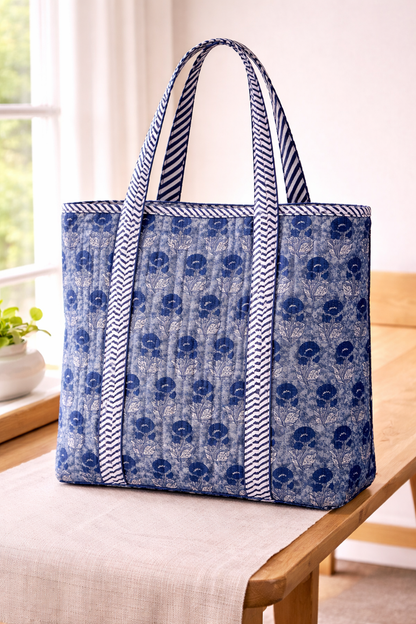 Indigo Muse Tote Bag