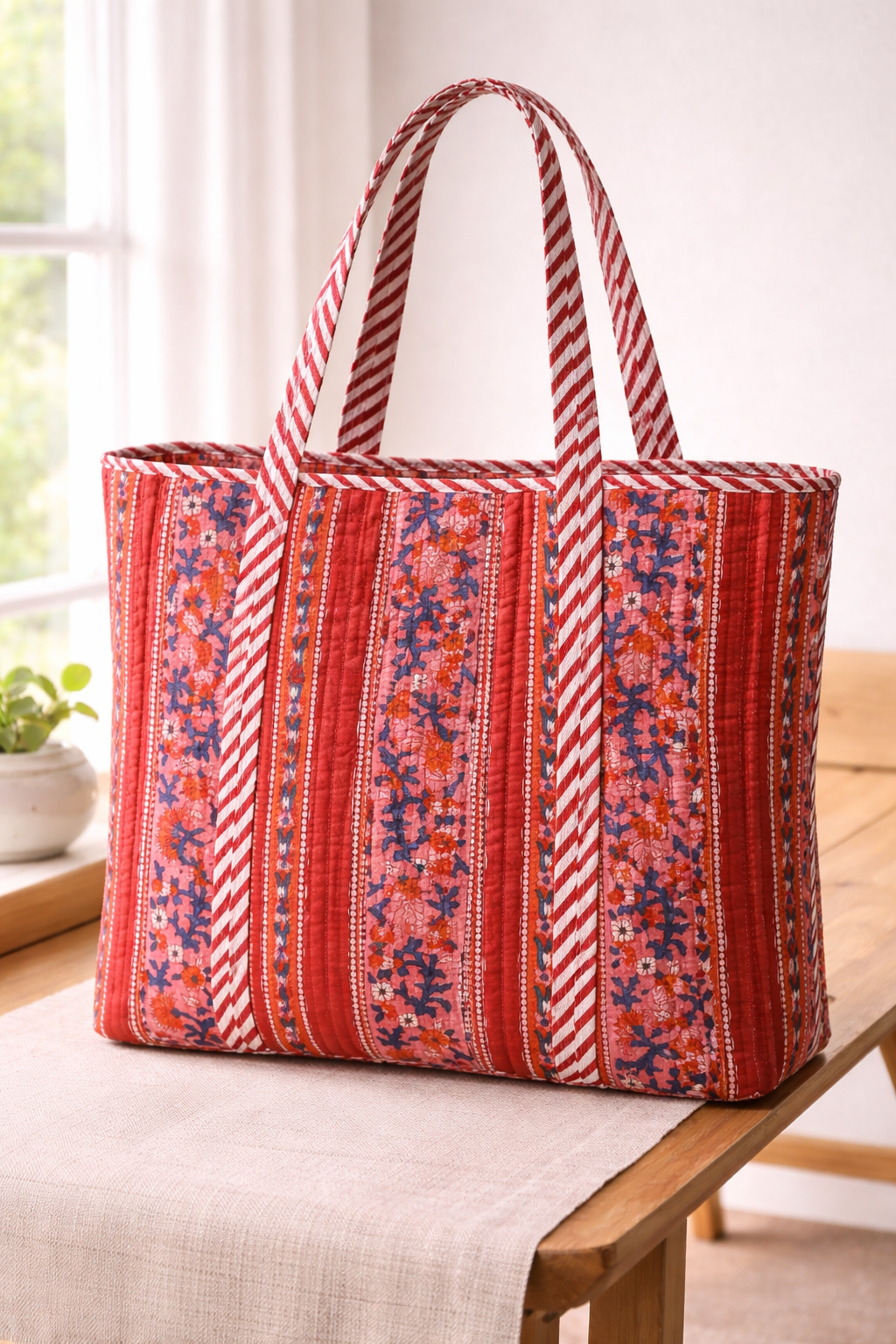 Scarlet Garden Tote