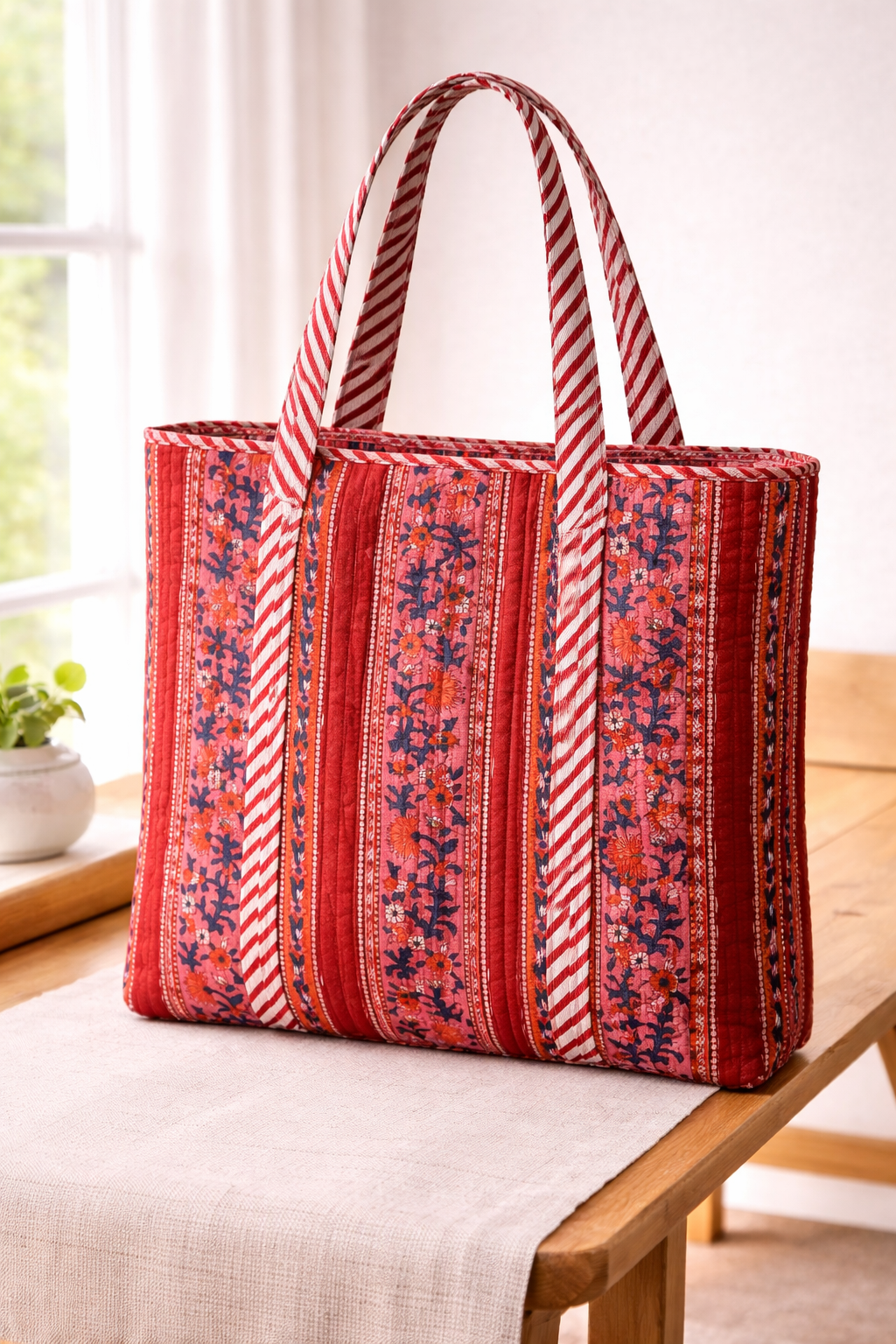 Scarlet Garden Tote