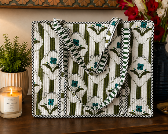 Ivory Garden Tote Bag
