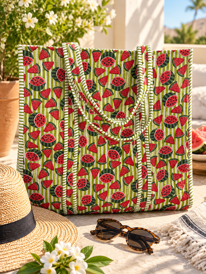 Watermelon Fiesta Tote Bag