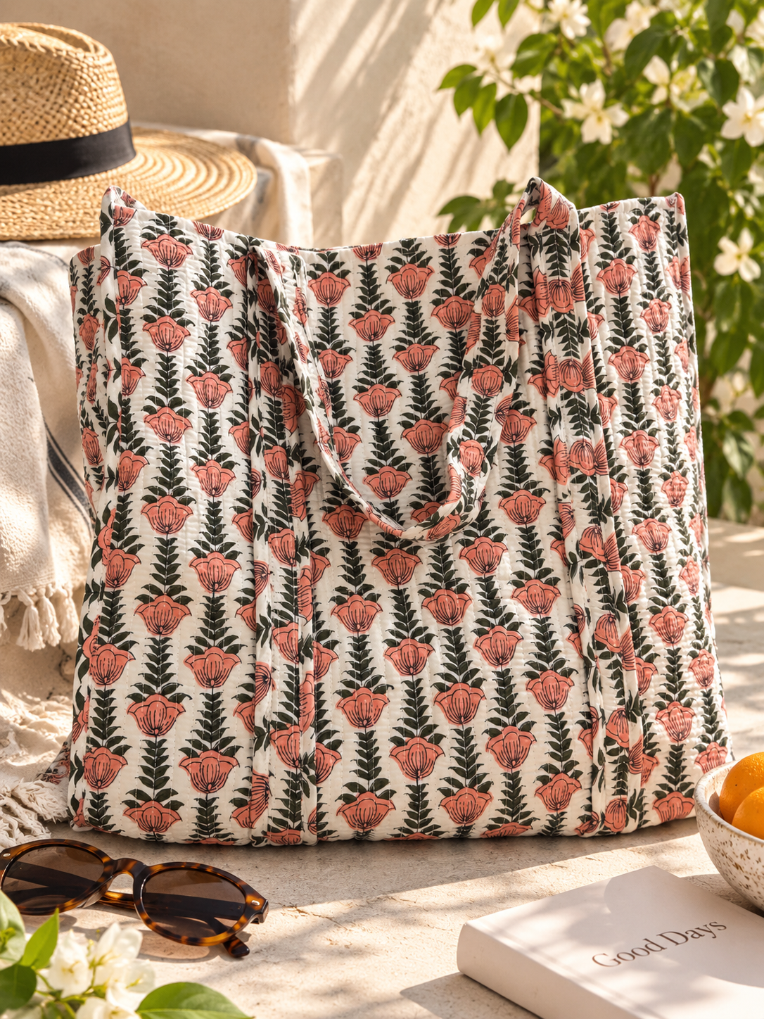 Gulnaar Quilted Tote Bag