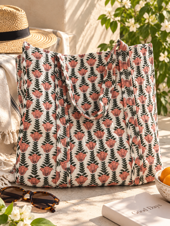 Gulnaar Quilted Tote Bag