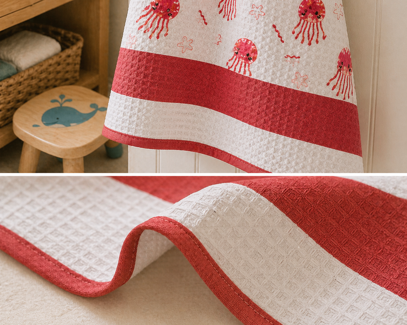 Little Jellyfish Kids Bath Towel