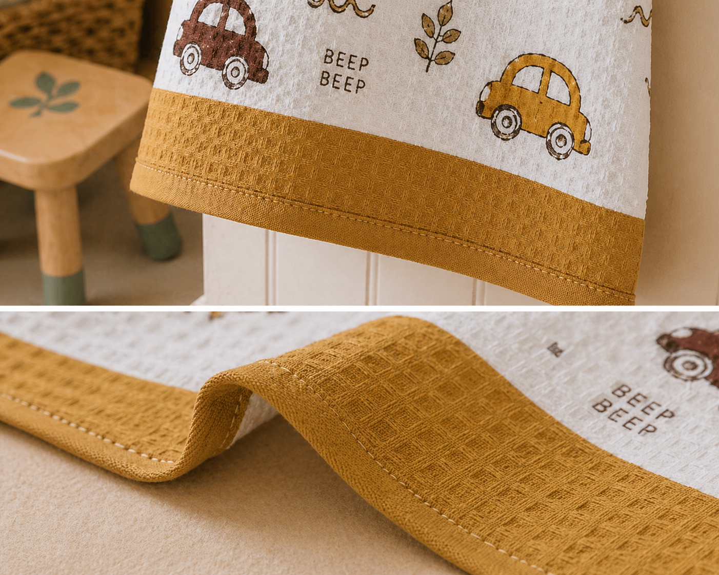 Mini Motors Kids Bath Towel