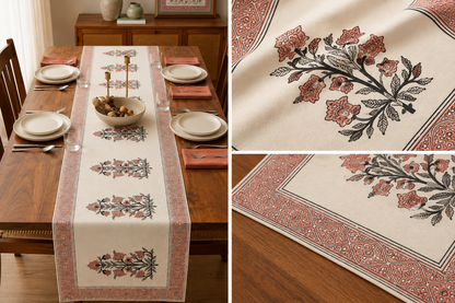 Roselle Bloom Table Runner