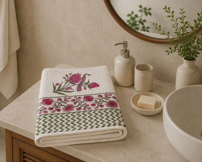 Gulnaar Waffle Bath Towel