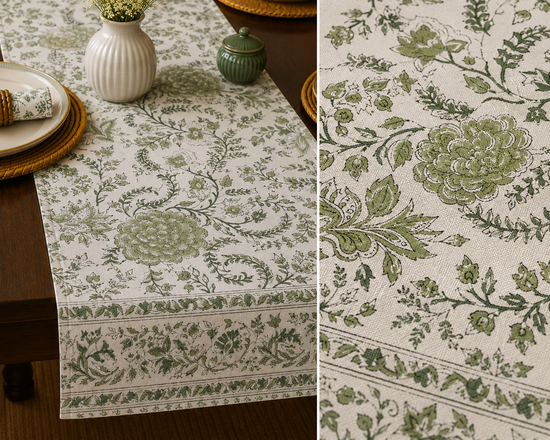 Fern & Bloom Table Runner