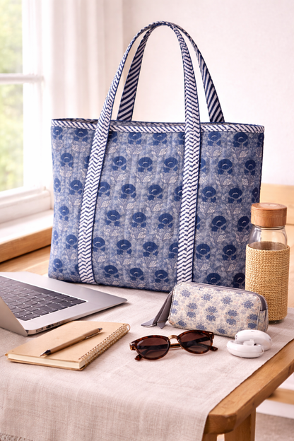 Indigo Muse Tote Bag