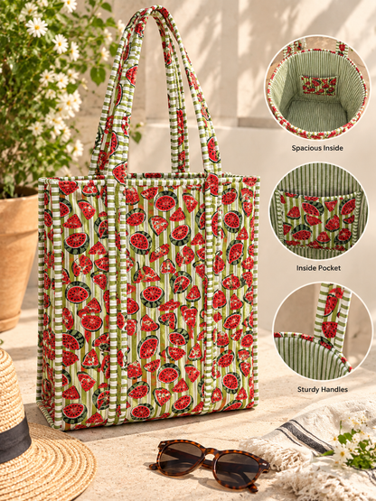 Watermelon Fiesta Tote Bag