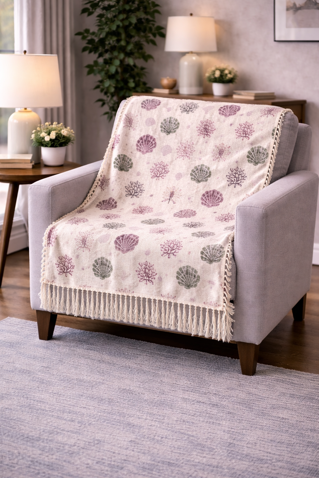 Coastal Whisper Throw