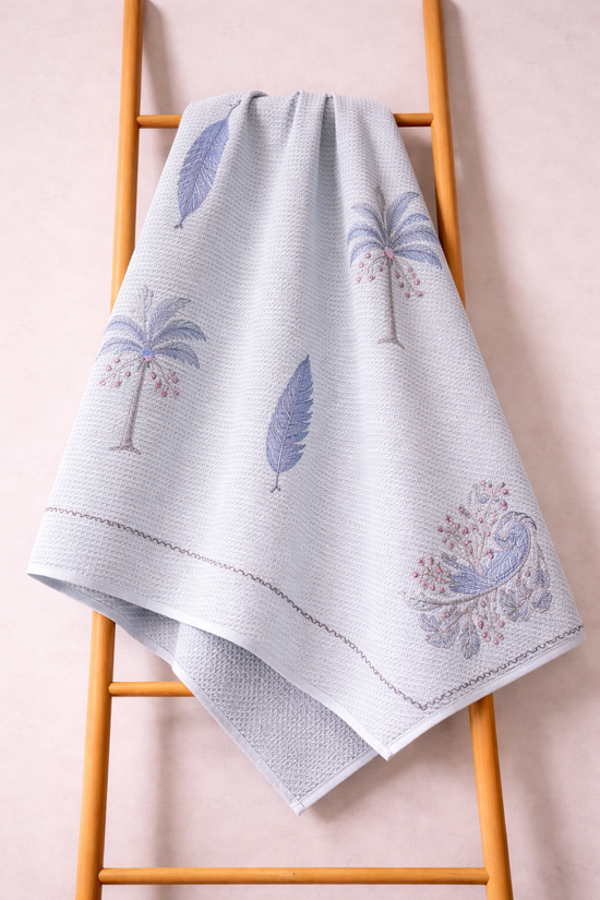 Slate Blue Bath Towel