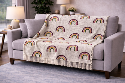 Rainbow Reverie Throw