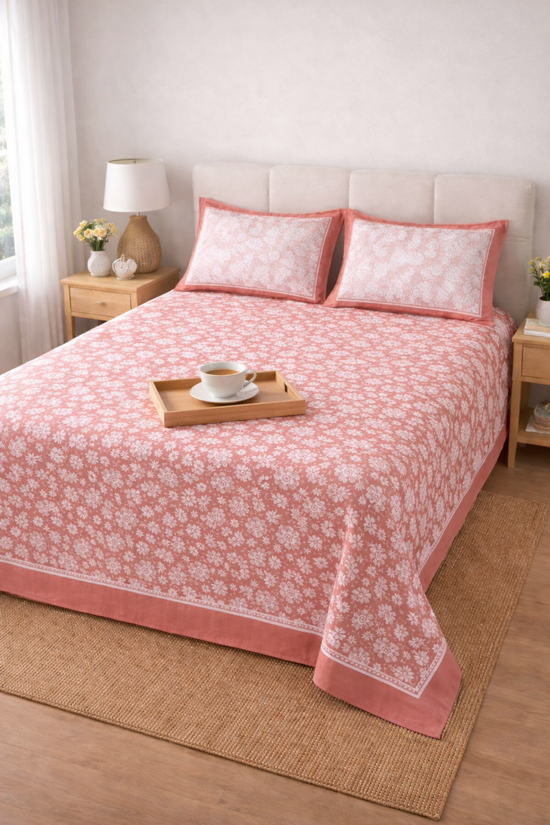 Blush Meadow Bedsheet