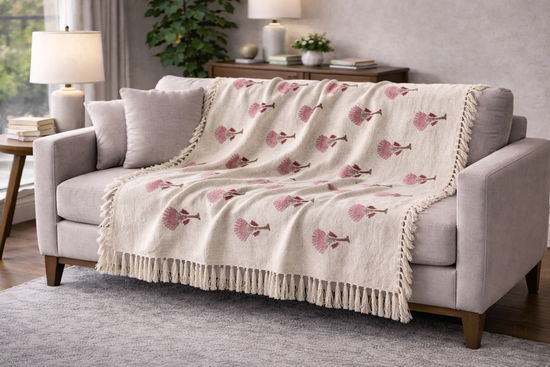 Roselle Vine Throw