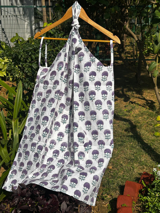 Elegant Lavender Aprons & Mitten Set