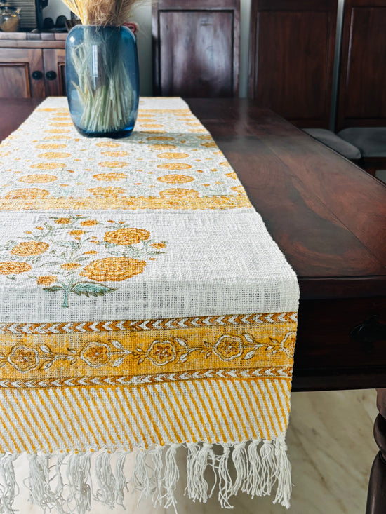 Yellow Bloom Table Runner