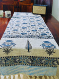 Indigo Jute Table Runner