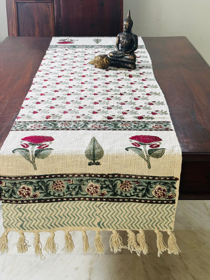 Clay &  Crimson Table Runner