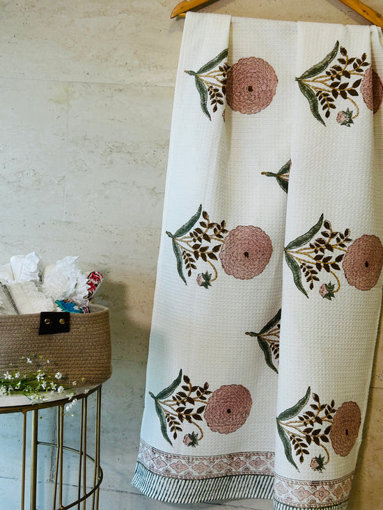 Blushing Bloom Bath Towel